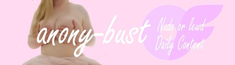Header of anony-bust