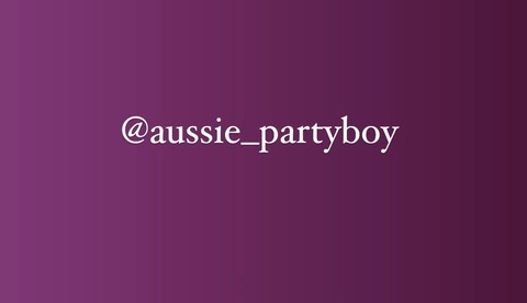 Header of aussie_partyboy