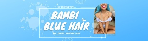 bambibluehairfree header picture leakfans.com