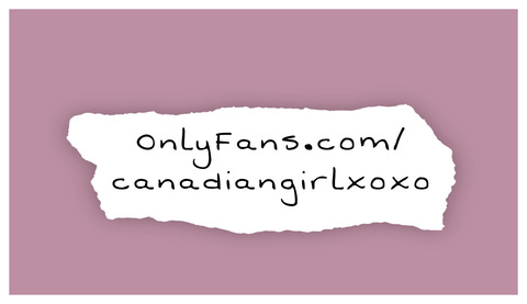 Header of canadiangirlxoxo