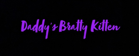 daddysbrattykitten header picture leakfans.com