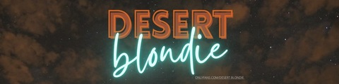 Header of desert.blondie