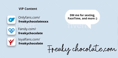 freakychocolatefree header picture leakfans.com