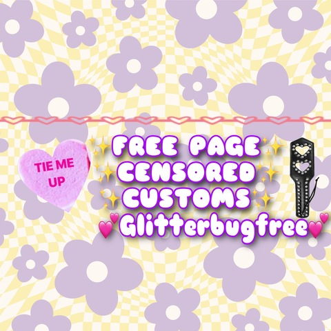 Header of glitterbugfree