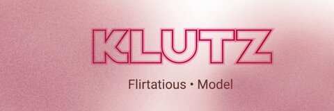 Header of klutzkitten