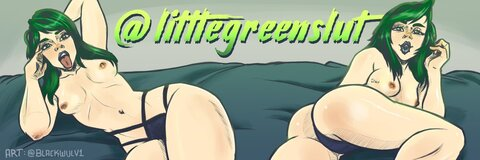 littlegreenslut header picture leakfans.com