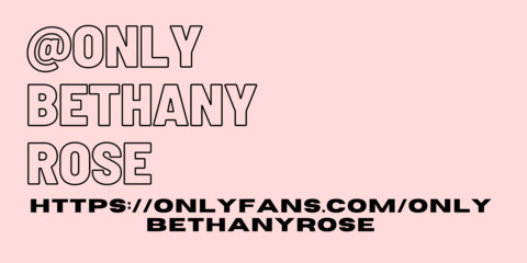 Header of onlybethanyrose