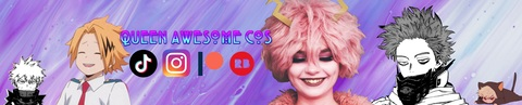 queenawesomecos header picture leakfans.com