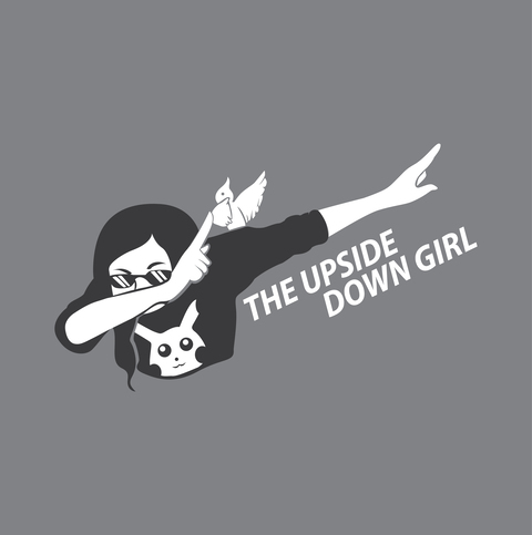 Header of theupsidedowngirl